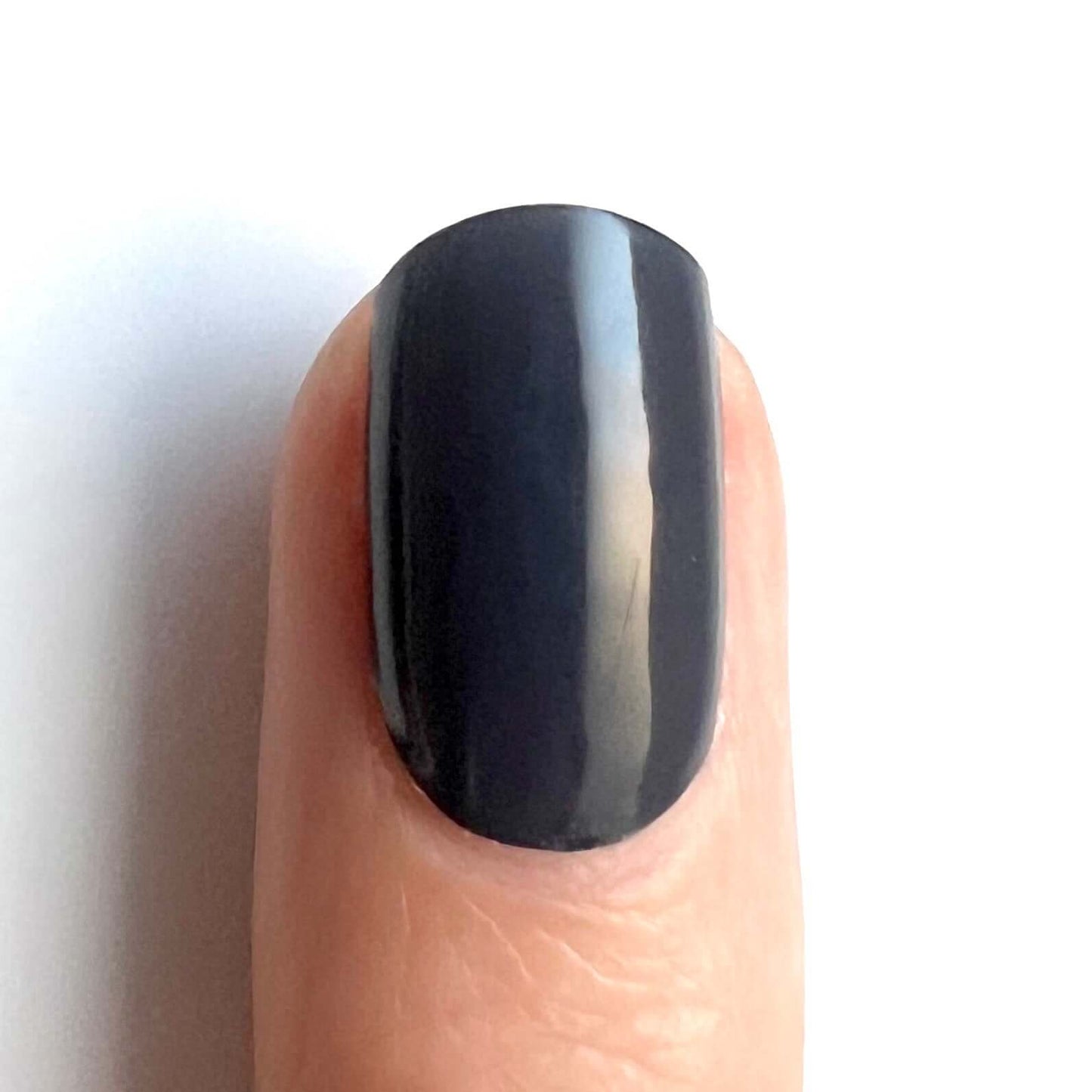 Gellack Nail Sticker Blue Grey Nagel